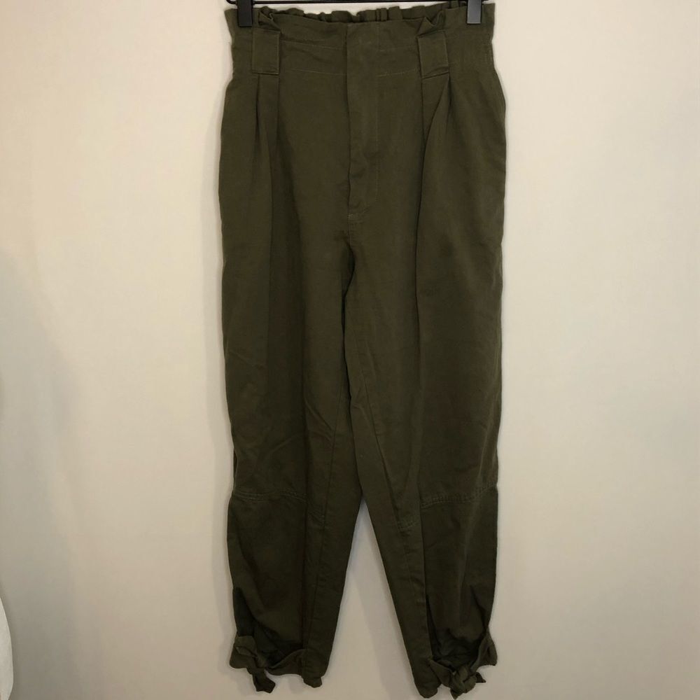 Fashion Nova High Waist Jogger Olive Green Pants
